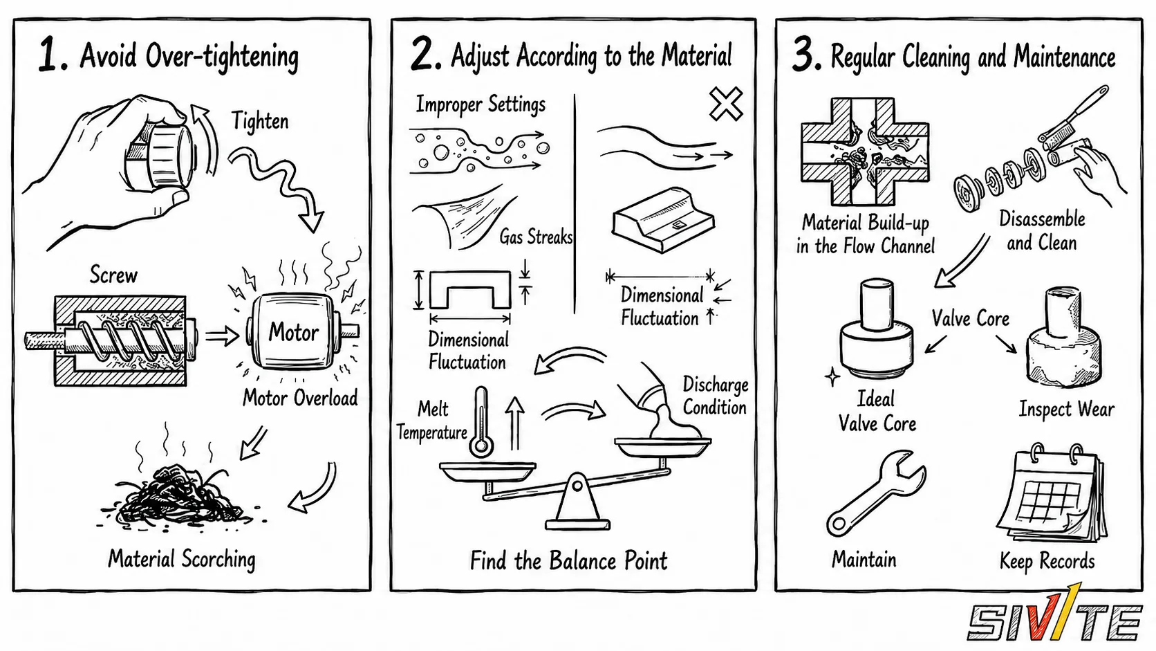 Extruder Output Fluctuation? Product Bubbles and Poor Density? Check Your Back Pressure Valve Back pressure valve adjustment and maintenance guide