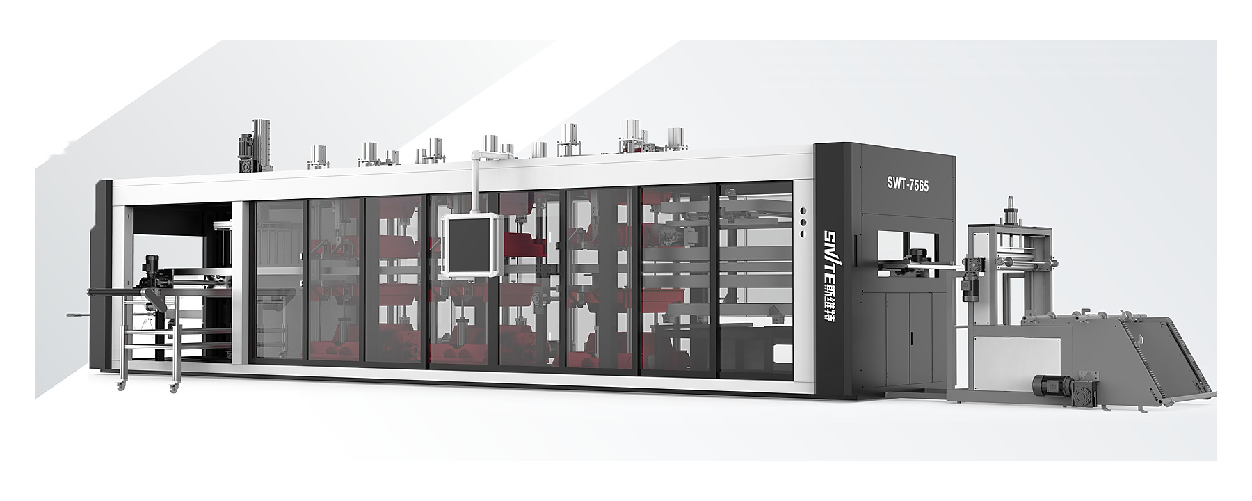 Products Three four station positive and negative pressure thermoforming machine